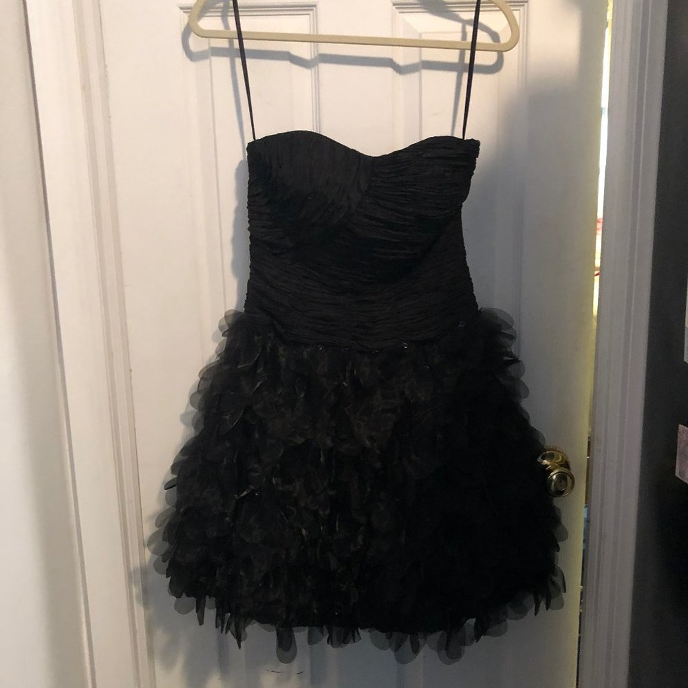 Sue Wong Black Beaded 20's Gatsby Dress